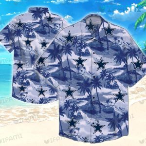 Cowboys Hawaiian Shirt Coconut Beach Logo Dallas Cowboys Gift