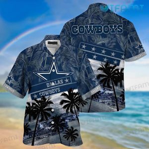 Cowboys Hawaiian Shirt Coconut Leaf Dallas Cowboys Gift