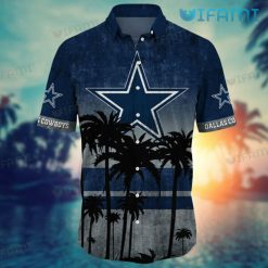 Cowboys Hawaiian Shirt Coconut Tree Logo Dallas Cowboys Gift 3