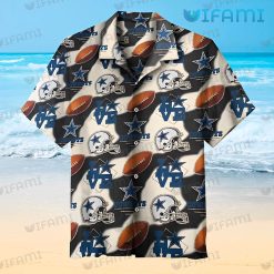 Cowboys Hawaiian Shirt Football Helmet Dallas Cowboys Gift
