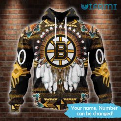 Custom Boston Bruins Hoodie 3D Native American Bruins Gift