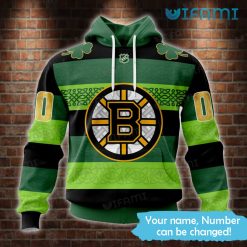 Custom Bruins Hoodie 3D St. Patrick's Day Boston Bruins Gift