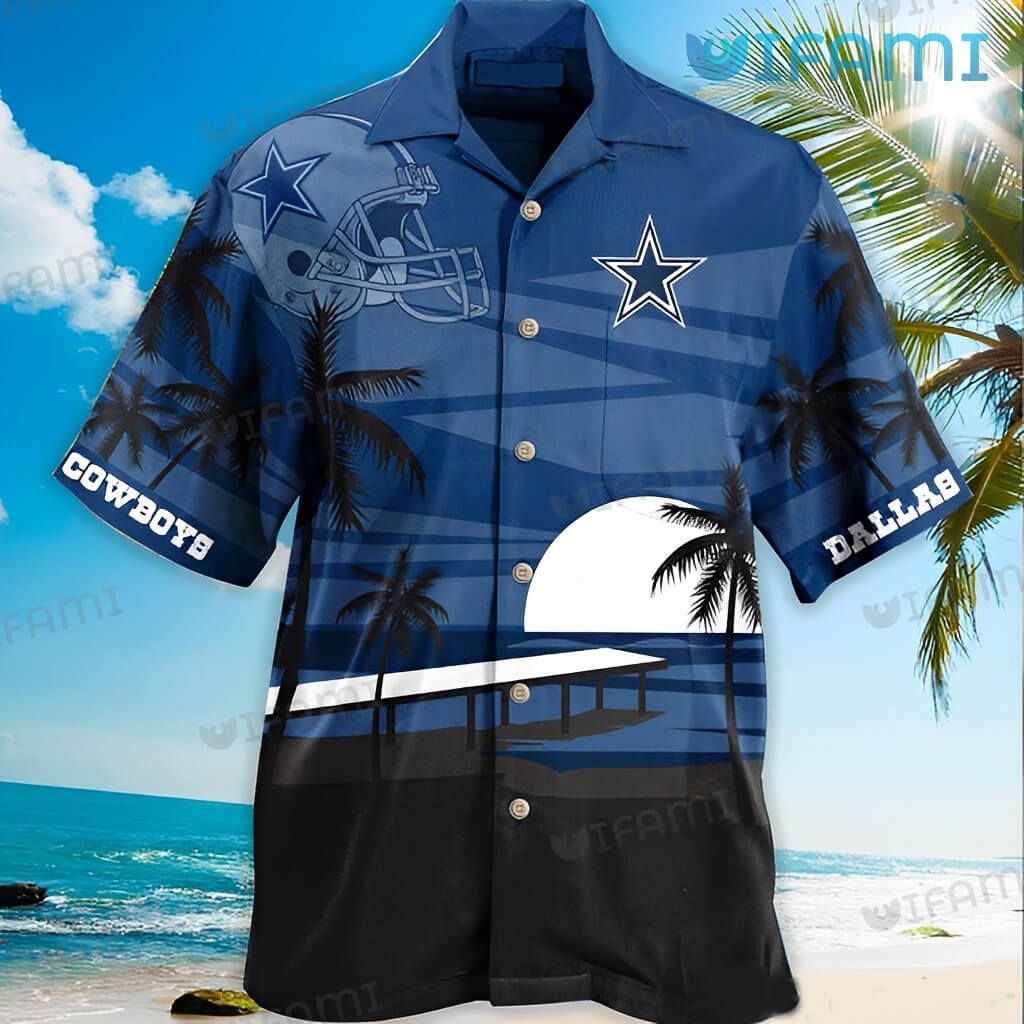 Bring the Beach to Game Day with Cowboys Hawaiian Shirt