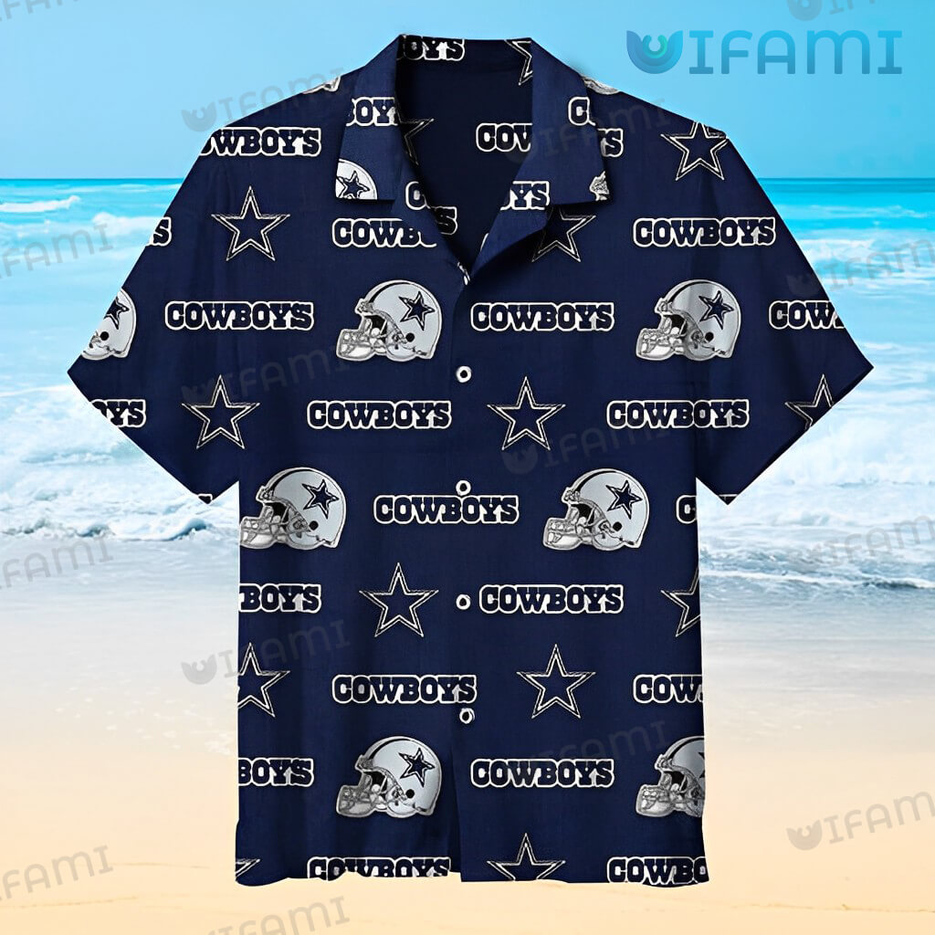 Score a Touchdown with Our Cowboys-Inspired Hawaiian Shirt!