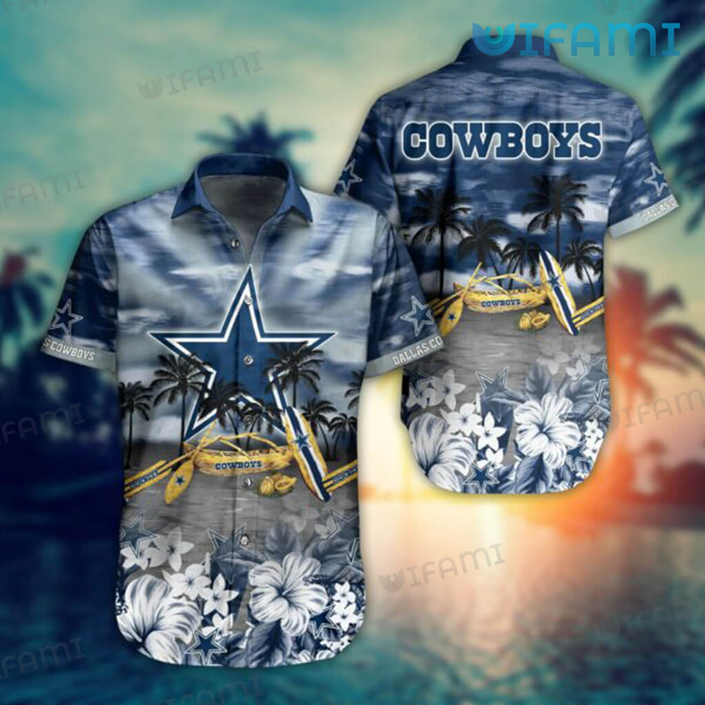 Ride the Waves in Cowboys Style: Hawaiian Shirt and Beach Short Gift