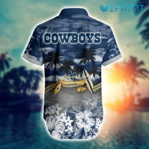 Dallas Cowboys Hawaiian Shirt Kayak Surf Board Cowboys Gift