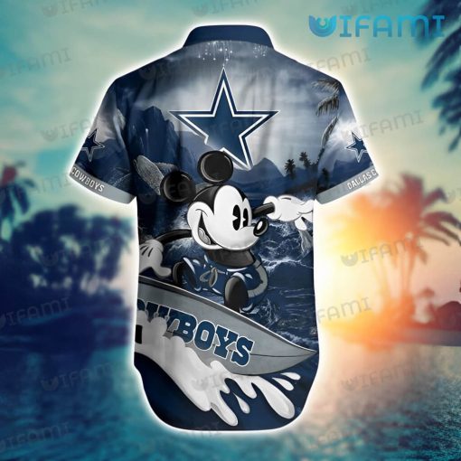 Dallas Cowboys Hawaiian Shirt Mickey Surfing Cowboys Gift