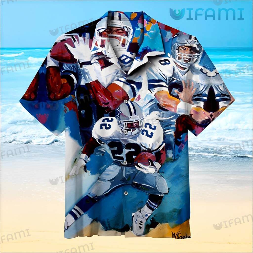 Game Day Style: Dallas Cowboys Hawaiian Shirt and Beach Shorts