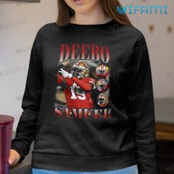 Deebo Samuel Shirt Victory Sign Vintage Design 49ers Sweatshirt