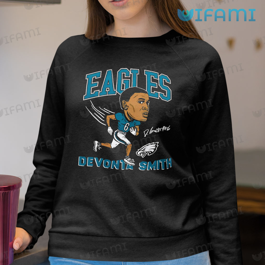 Devonta Smith Shirt Emoji Big Head Signature Philadelphia Eagles Gift