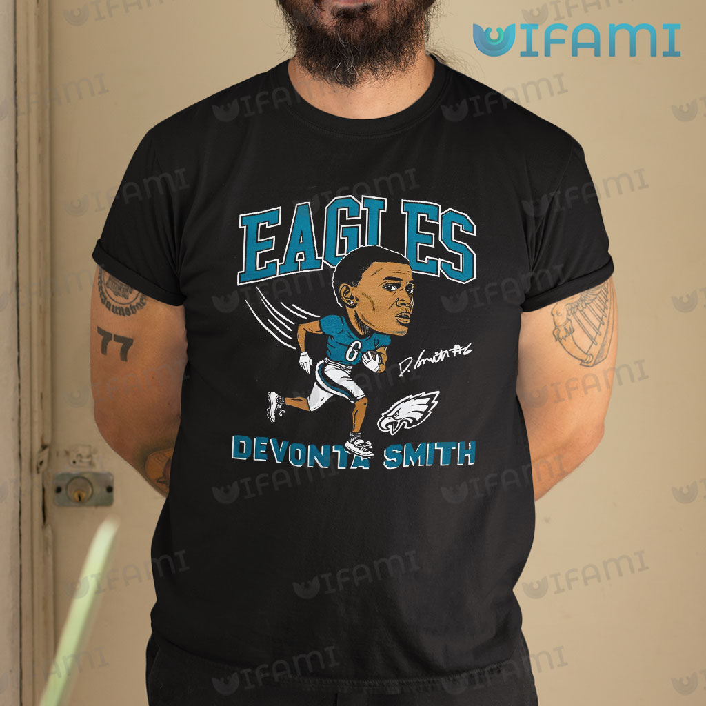 Devonta Smith Shirt Emoji Big Head Signature Philadelphia Eagles Gift