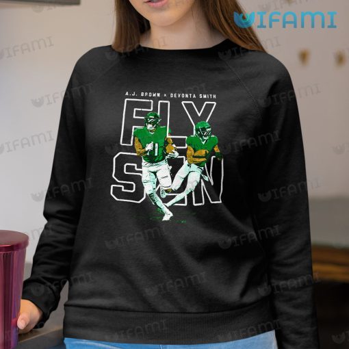 Devonta Smith Shirt Smith A J Brown Fly SZN Philadelphia Eagles Gift