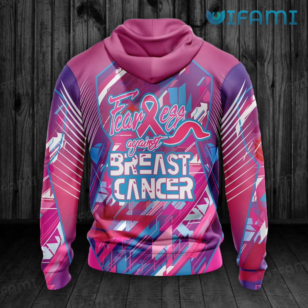Dodgers Hoodie 3D Fearless Again Breast Cancer Los Angeles Dodgers