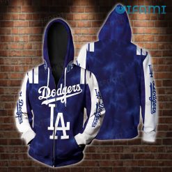 Dodgers Hoodie 3D Blue MLB Logo Los Angeles Dodgers Gift - Personalized  Gifts: Family, Sports, Occasions, Trending