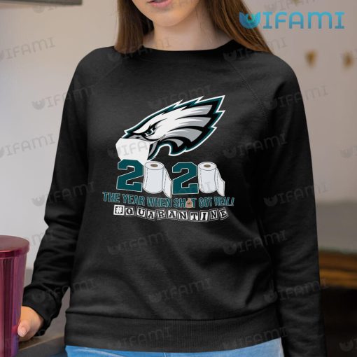 Eagles Shirt 2020 The Year When Shit Got Real Eagles Mask Philadelphia Eagles Gift