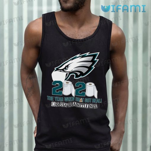 Eagles Shirt 2020 The Year When Shit Got Real Eagles Mask Philadelphia Eagles Gift