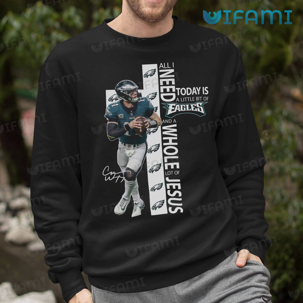 PHILADELPHIA EAGLES CARSON WENTZ ***FLY EAGLES FLY*** HOODIE