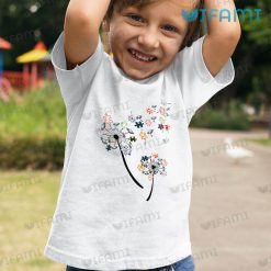 Eagles Shirt Dandelion Puzzle Piece Logo Pattern Philadelphia Eagles Kid Tshirt