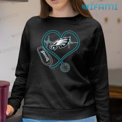 Eagles Shirt Heartbeat Stethoscope Philadelphia Eagles Sweatshirt