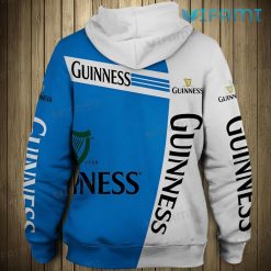 Guinness Hoodie 3D White Mix Blue Guinness Beer Present