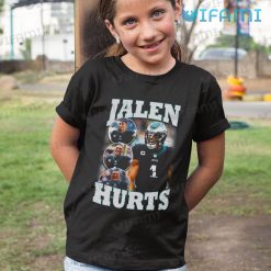 Jalen Hurts Shirt Emotions Philadelphia Eagles Kid Tshirt