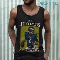 Jalen Hurts Shirt Fade Background Philadelphia Eagles Tank Top
