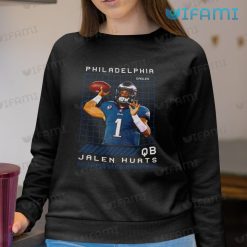 Jalen Hurts Shirt QB Square Pattern Philadelphia Eagles Sweatshirt