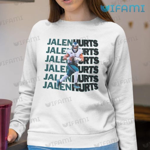 Jalen Hurts Shirt Typography Philadelphia Eagles Gift