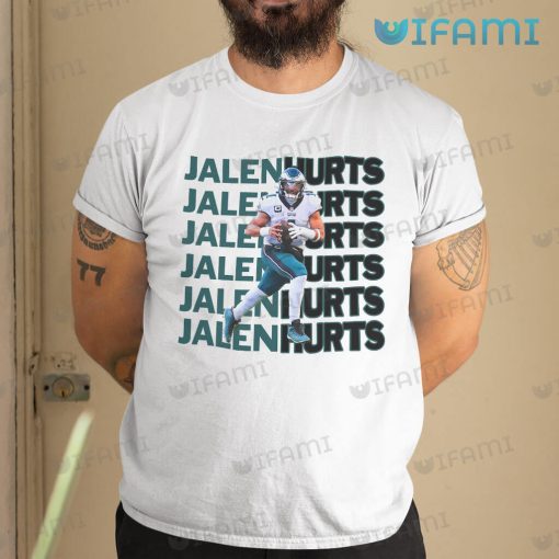 Jalen Hurts Shirt Typography Philadelphia Eagles Gift