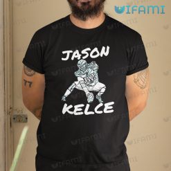 Jason Kelce Shirt Outline Picture Philadelphia Eagles Gift 4