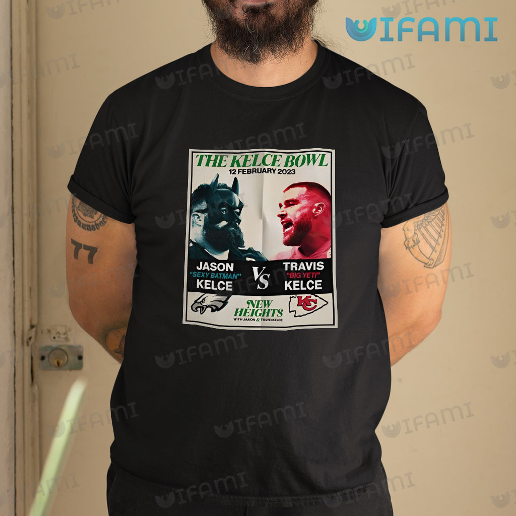Jason Kelce Shirt Sexy Batman Big Yeti The Kelce Bowl Eagles Gift -  Personalized Gifts: Family, Sports, Occasions, Trending