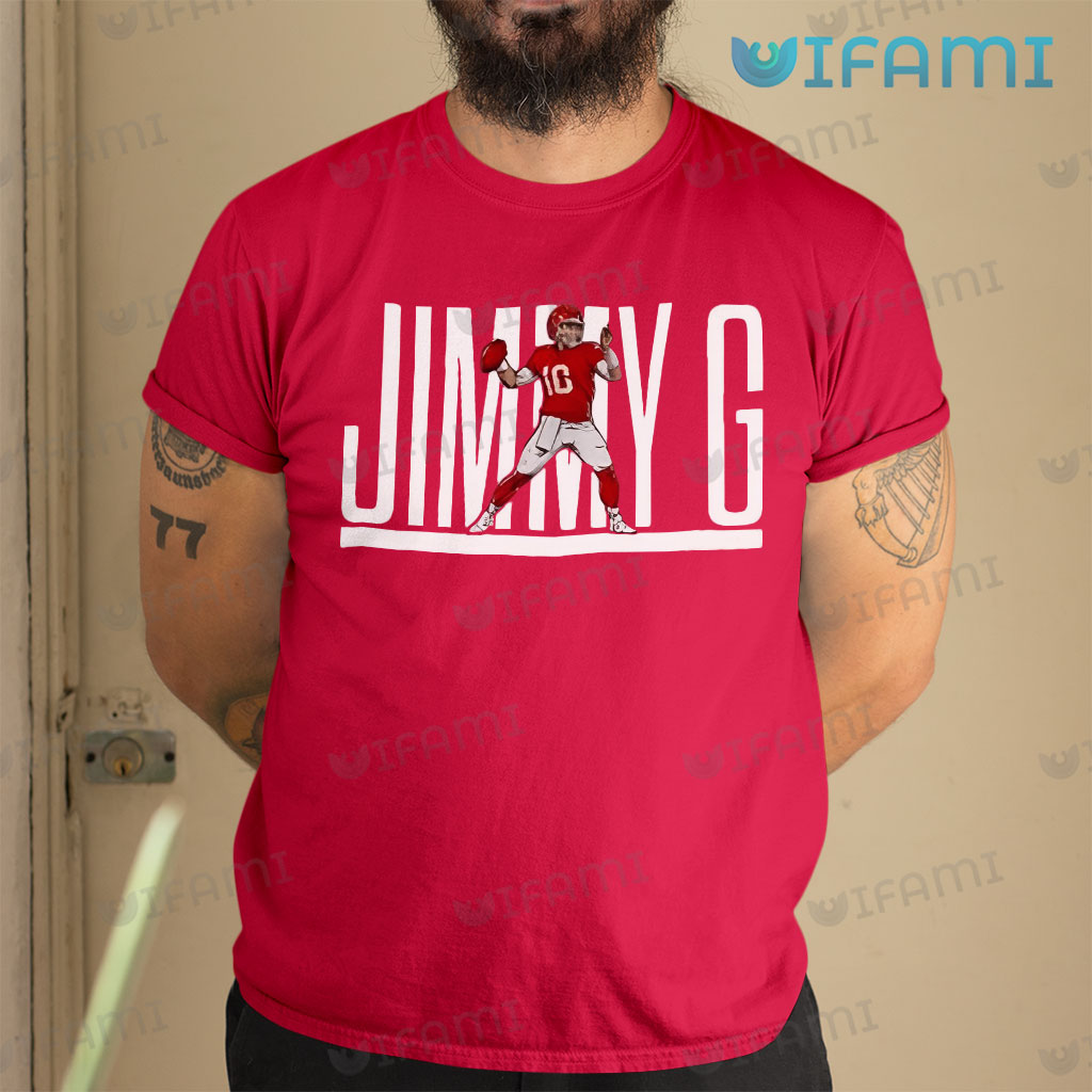 Jimmy G Shirt Garoppolo Playing Classic Red San Francisco 49ers Gift