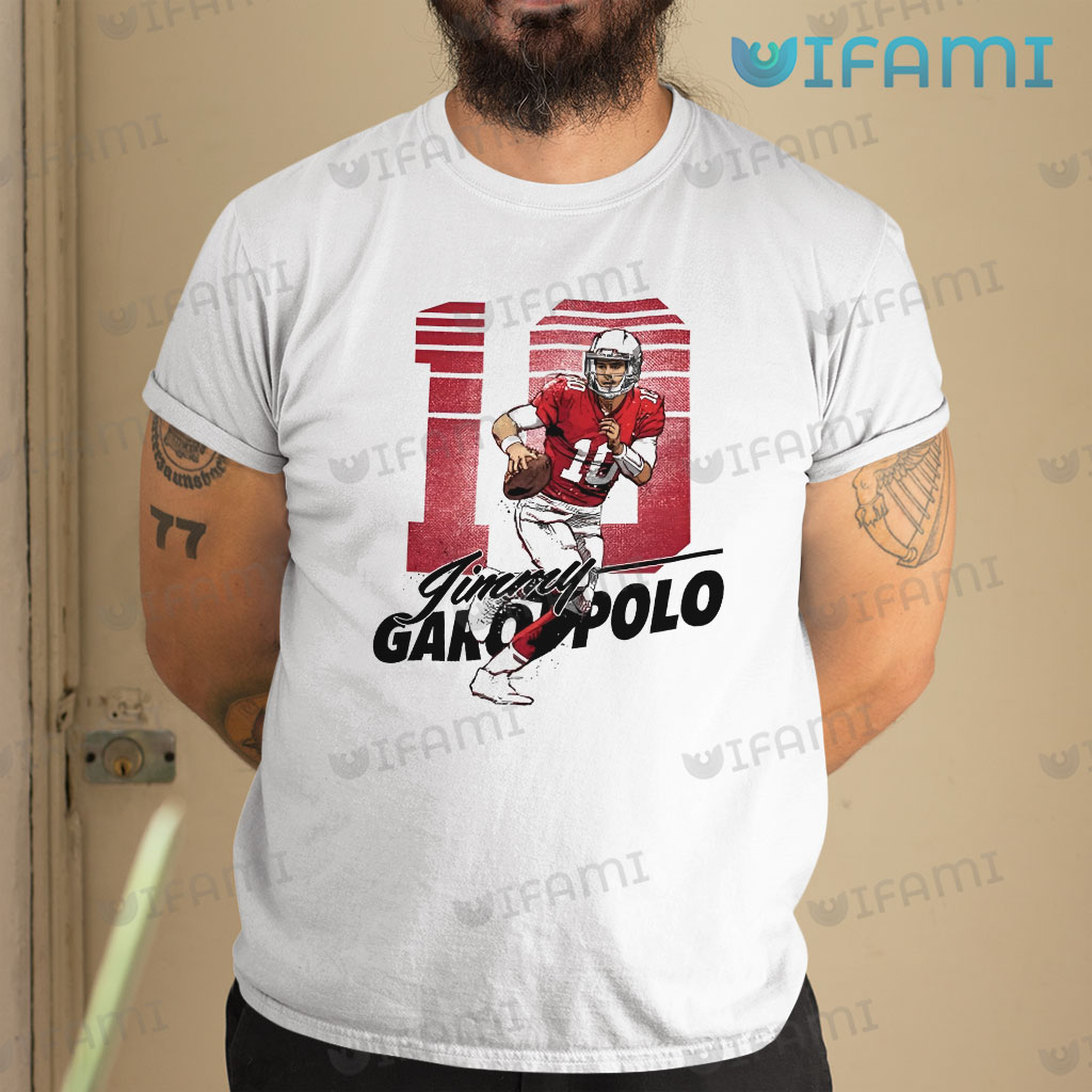 Jimmy Garoppolo Shirt Fade Pattern San Francisco 49ers Gift