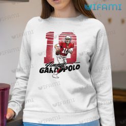 Jimmy Garoppolo Shirt Fade Pattern San Francisco 49ers Sweatshirt