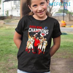 KC Chiefs Super Bowl Shirt Celebration Trophy Kansas City Chiefs Kid Tshirt