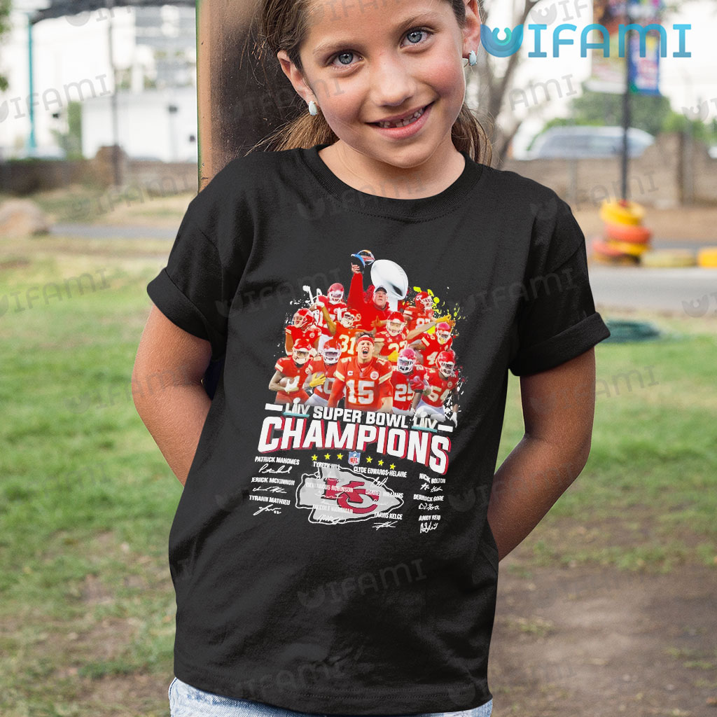 Kansas City Chiefs Championship Shirt LVII Signature KC Chiefs Gift -  Personalized Gifts: Family, Sports, Occasions, Trending