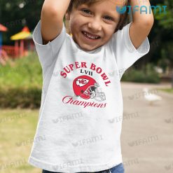 Kansas City Chiefs Super Bowl Shirt Helmet KC Chiefs Kid Shirt