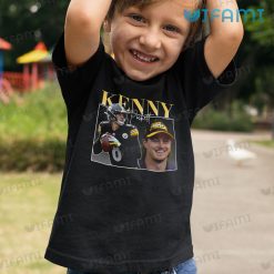 Kenny Pickett Shirt Pickett Wearing Hat Pittsburgh Steelers Kid Tshirt