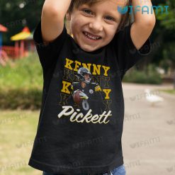 Kenny Pickett Shirt Typography Pittsburgh Steelers Kid Tshirt