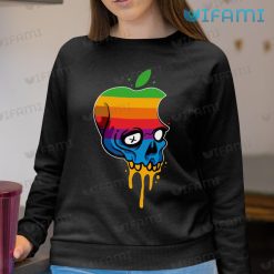 LGBT Shirt Apple Logo Skull LGBT Sweatshirt