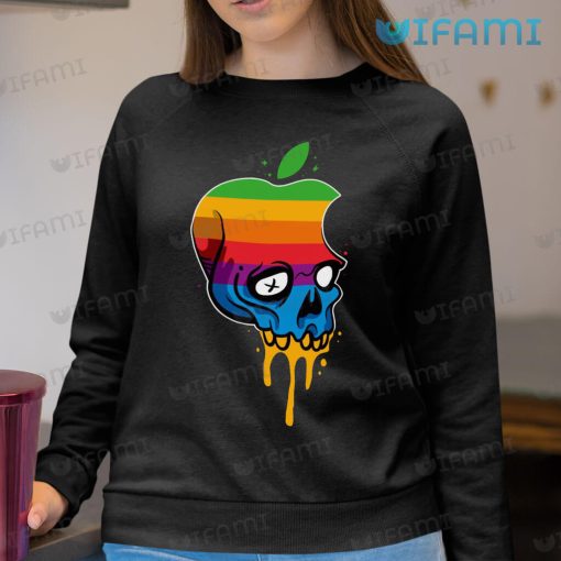 LGBT Shirt Apple Logo Skull LGBT Gift