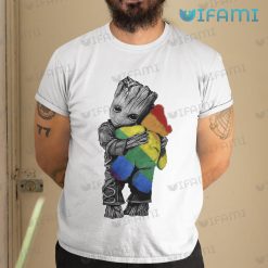 LGBT Shirt Baby Groot Hug Teddy Rainbow LBGT Gift