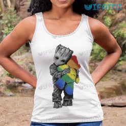 LGBT Shirt Baby Groot Hug Teddy Rainbow LBGT Tank Top