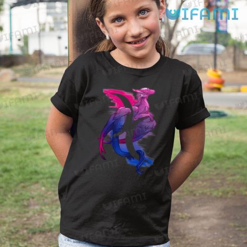 LGBT Shirt Bisexual Flag Dragon LGBT Gift