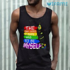 LGBT Shirt Grinch The Only Choice I Made Was To Be Myself LGBTQ Tank Top