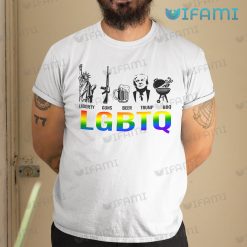 LGBT Shirt Liberty Guns Beer Trump BBQ LGBTQ Gift
