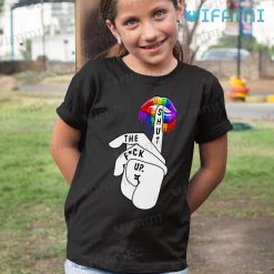 LGBT Shirt Lips Shut The Fuck Up LGBT Kid Tshirt