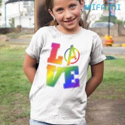 LGBT Shirt Love Avengers Logo LGBTQ Kid Tshirt