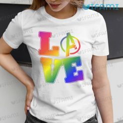 LGBT Shirt Love Avengers Logo LGBTQ Present