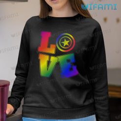LGBT Shirt Love Captain Americas Shield LGBT Sweatshirt